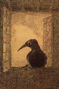 Odilon Redon The Raven oil painting reproduction